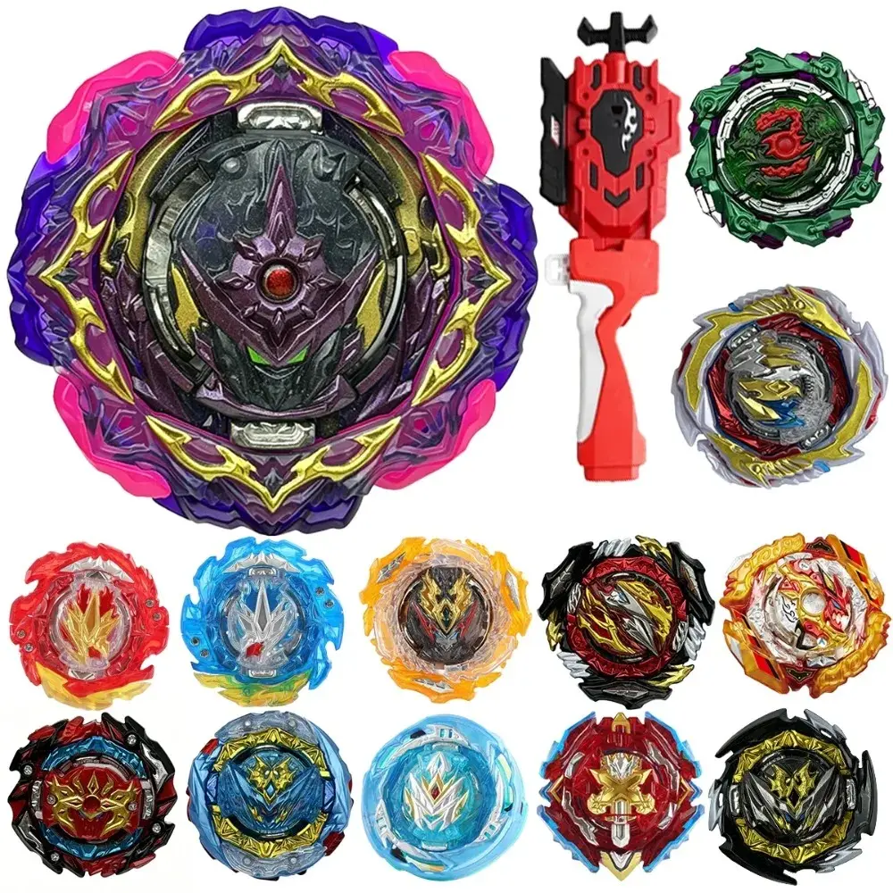 Takara Tomy Spark Beyblade Combat Play Toy Set - B171, B172, B173 Gulf First Models with Metal Booster & Launcher