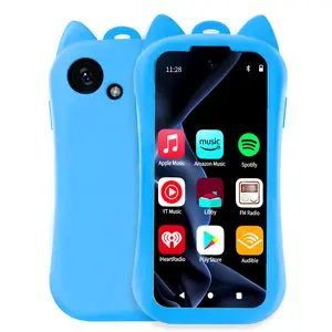 MP3 Player with Bluetooth WiFi 80GB Portable Digital Music Player Android 10 Device 3.9" Touch Screen HIFI Sound FM Radio Spotify Audible Amazon Music for Kids Audio Lovers Blue - Mp4