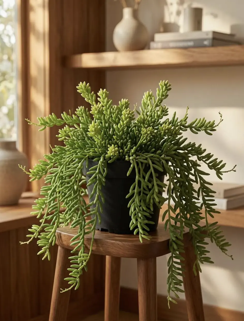 Rhipsalis Hatiora Salicornioides Dancing Bones: Live Hanging Succulent in 6" Pot