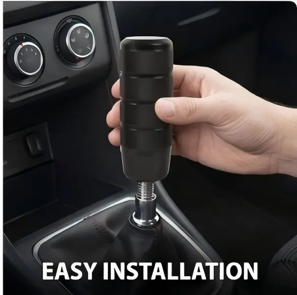 Knurled Grip Pedal & Shifter Knob Replacement Accessory - Enhanced Traction for Automotive Manual Transmissions, Tuner Car Interior Pedals & Gear Sticks Shift Knob, Premium Accessories for Car Style-Conscious Users