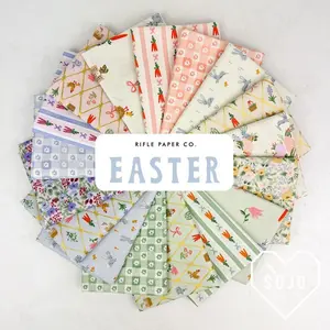 Rifle Paper Easter Bundles - by Rifle Paper Co & Cotton+Steel - 17 prints - Half Yard and Fat Quarter Bundles - 100% Cotton