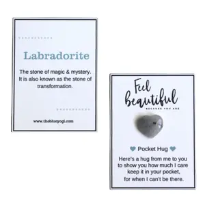 Natural Gemstone Pocket Hugs - Labradorite