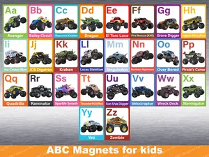 ABC Magnets for Kids | Colorful Magnetic Letters | Fun Alphabet Learning