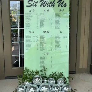 Custom Seating Chart Wedding