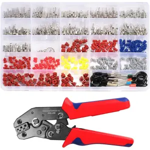 26 Types Automotive Connector Kit With Wire Crimping Tool, 1/1.5/1.8/2.2/2.8/3.5mm Terminal Pins, Pin  for 22-14 AWG Molex Style Deutsch DELPHI AMP JST TYCO Connectors