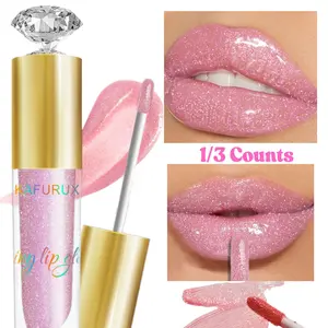 Long-lasting Lip Glaze, Waterproof, Non-sticky and Hydrating Lip Gloss, Glossy Lip Glaze Stick, Plumping Lip Oil Lip Stick for Girls & Women, Makeup, Glossy Lip Balm
