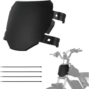 Electric Bike Number Plate E Bike Front Plate Compatible Fit for Ridstar Q20 Tuttio Soleil 01 Super 73 S1 S2 Y1 RX Macfox EBike Electric Commuter Mountain Bike Black