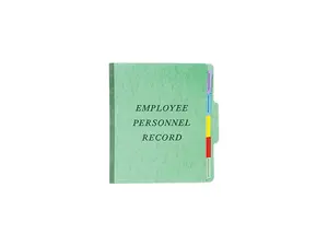 Pendaflex SER-1-GR Vertical Personnel Folders, 1/3 Cut Top Tab, Letter, Green