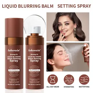 1Pcs Liquid Blurring Balm Setting Spray, Makeup Finishing Spray, Ultra Matte Finish, Fine Mist Makeup Effect, 24 Hour Oil Control, Natural Look, Hyaluronic Acid Rich Womens cosmetics