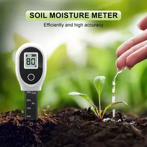 Screen Display Humidity Soil Tester, Moisture Meter Soil Test Instrument, LCD Backlight Screen, Suitable for Garden Plantations