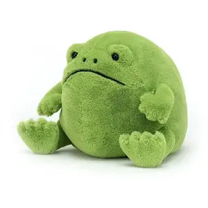 Soft Fluffy Frog Stuffed Plush Toy - Portable Stress-Relief Companion, House Decoration, Adorable Gift for Relaxation