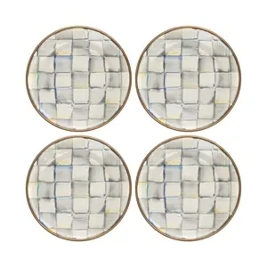 MacKenzie- Childs Set of 4 Appetizer Plates