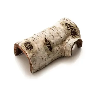 Resin Reptile Hideout with Wooden Bark Appearance