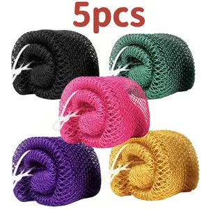 Ethically Sourced African Exfoliating Net Sponge from Nigeria - Body Scrubber for Bath and Shower