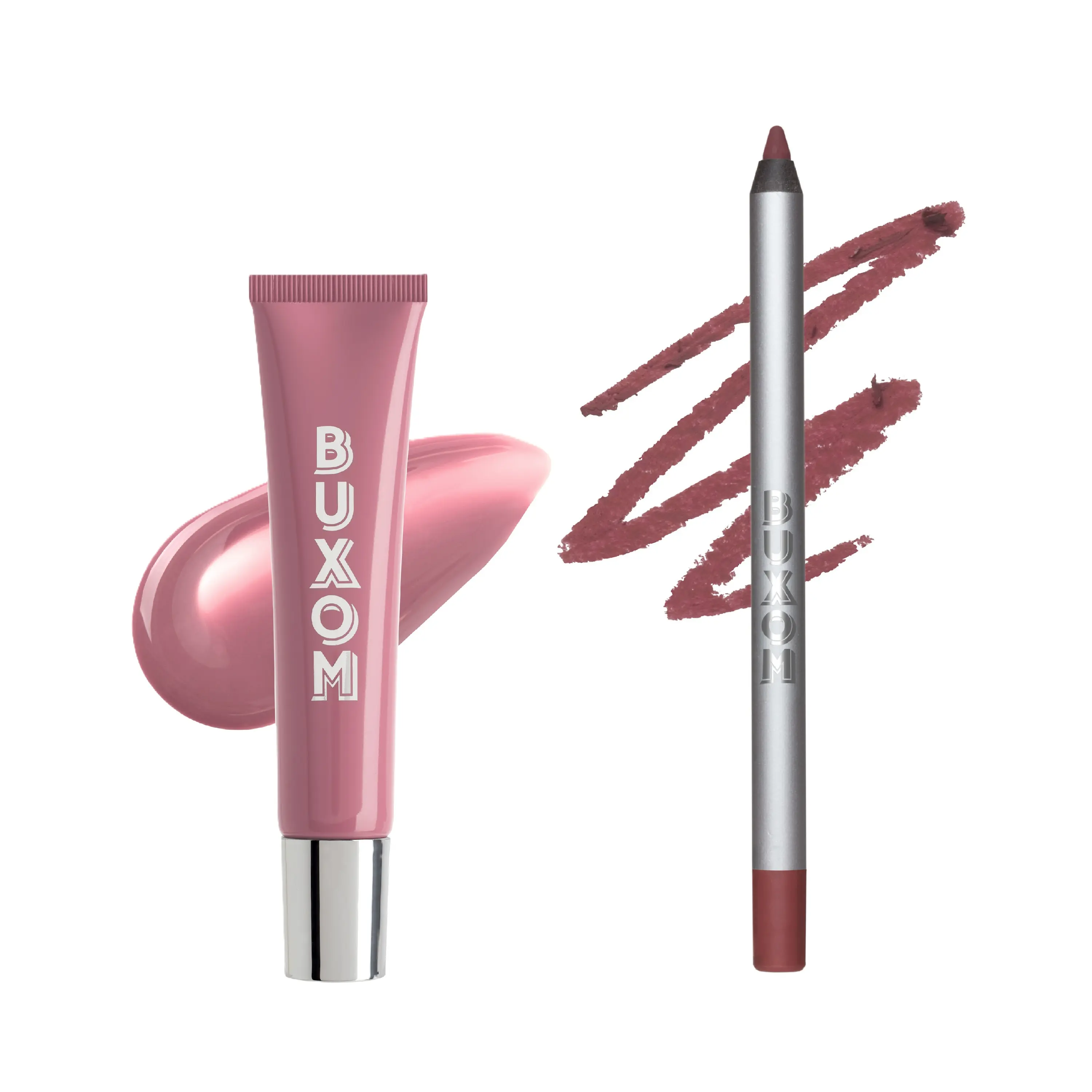 BUXOM Pout Sculpt Lip Liner & Lip Tint Duo - Bundls, Glossy Finish, Long Lasting Liner, Plumping