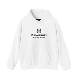 Kawasaki Moto GP Sweatshirt, Lightweight Pullover Jumper, Biker Jacket, Sporty Hooded Top, Racing Fan Gift