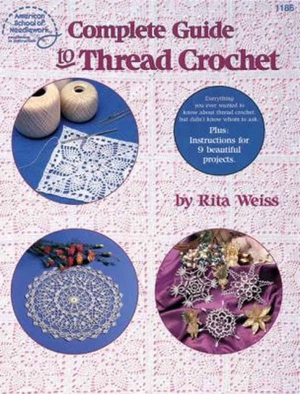 USED Book - Complete Guide to Thread Crochet by Rita Weiss (Unknown) - english