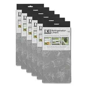 Design Imports Market Print Fridge Liners 6-pack