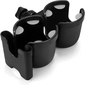 Stroller Cup Holder with Phone Holder, Bike Cup Holder, Universal Cup Holder for Uppababy Nuna Doona Strollers, 2-in-1 Cup Phone Holder for Stroller, Bike, Wheelchair, Walker, Scooter