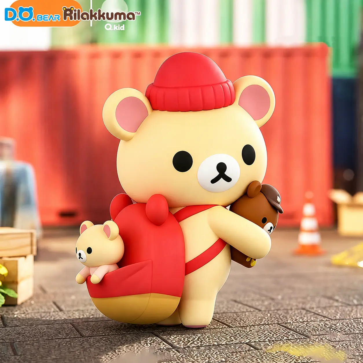 Miniso Rilakkuma Daily Life Blind Box Keychain, Colorful Braided Lanyard Bear Doll Ornament, Delicate Backpack Accessory, Fashion Decor Toy, Lovely Small Daily Gift, Keychains