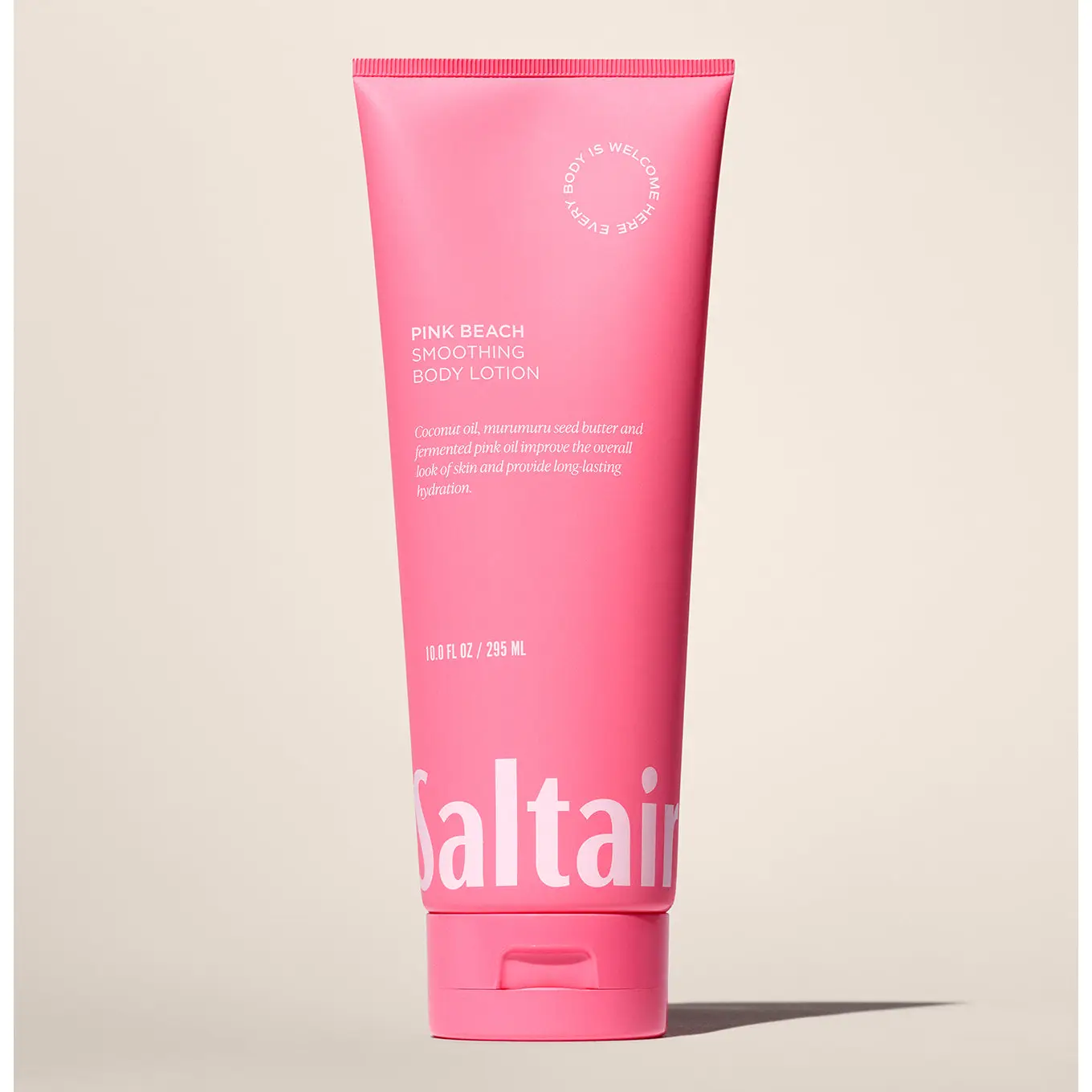 Saltair Pink Beach Body Lotion – Nourishing Lotion with Coconut Oil, Murumuru Seed Butter & Allantoin – Long-lasting Hydration – 10 fl oz