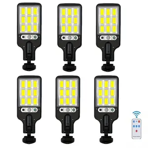 Smart Solar LED Outdoor Light, 3 Lighting Modes, Motion Sensor, Auto On/off, Remote Control, Safe LED Solar Lamp for Garden, Yard, Pathway, Solar Security Lights, Waterproof Solar Lights