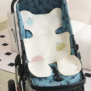 Baby Stroller Pad Thin Breathable Jacquard Fabric, Universal All-Season Car Seat Cushion, Comfortable and Durable Baby Accessory