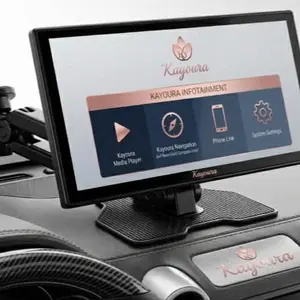 Kayoura 11.4 Inch 4K Touch Screen for Carplay and Android Auto Media Box with Wireless Connectivity