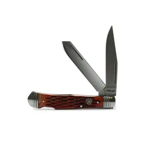 A710010902-L Ariat Folding Large Knife Muskrat Brown