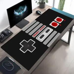 1 pc Large Game Console Controllers Mouse Pad HD Print Durable Locked Edges Non-slip Rubber Washable Pads for PC Office Computer Gamer Extra Long Computer Accessory for Gamer Stylish Study and Workstation Decoration Mats Playmat XXL Keyboard Desktop Mat