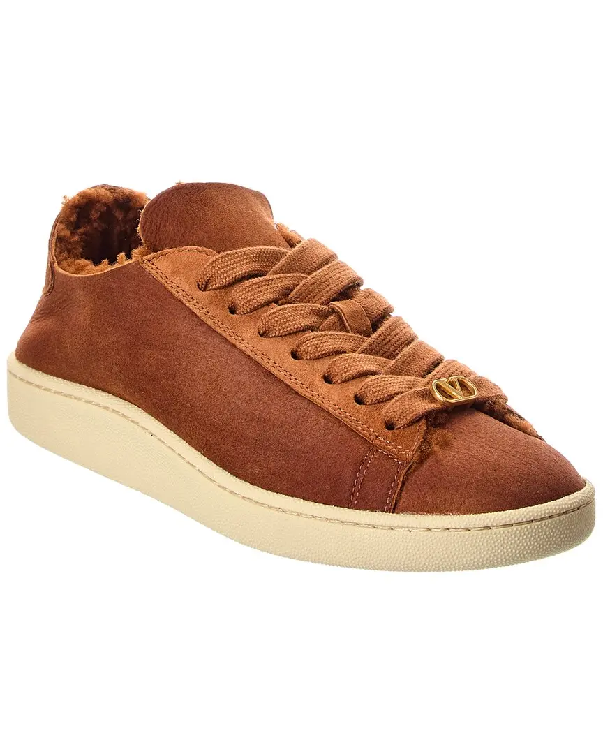 Valentino VLogo Signature Leather Sneaker