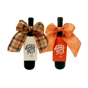 Thanksgiving Wine Gift Tag Set – Perfect for Hosting & Celebrating!