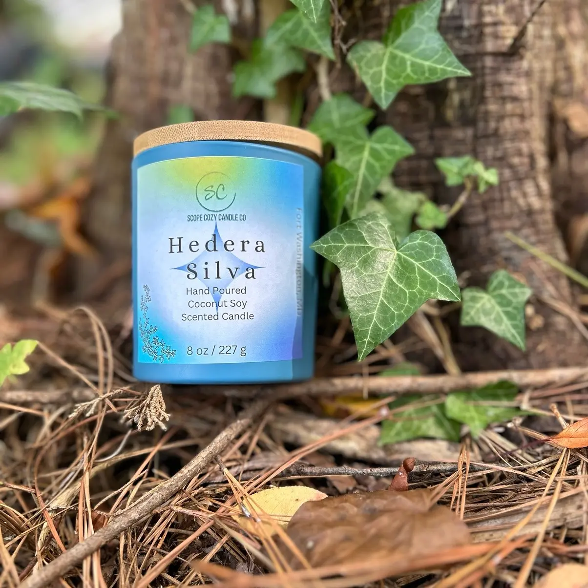 Hedera Silva Coconut Soy Scented Candle - Natural and Eco-Friendly