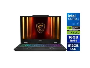 MSI Cyborg15 - 15.6" GeForce RTX 5060 Laptop GPU - Intel Core 7-240H(1.80-5.20 GHz) - 16GB Memory - 512 GB NVMe SSD - Windows 11 Home Gaming Laptops - 144 Hz IPS (Cyborg 15 B2RWFKG-259US )