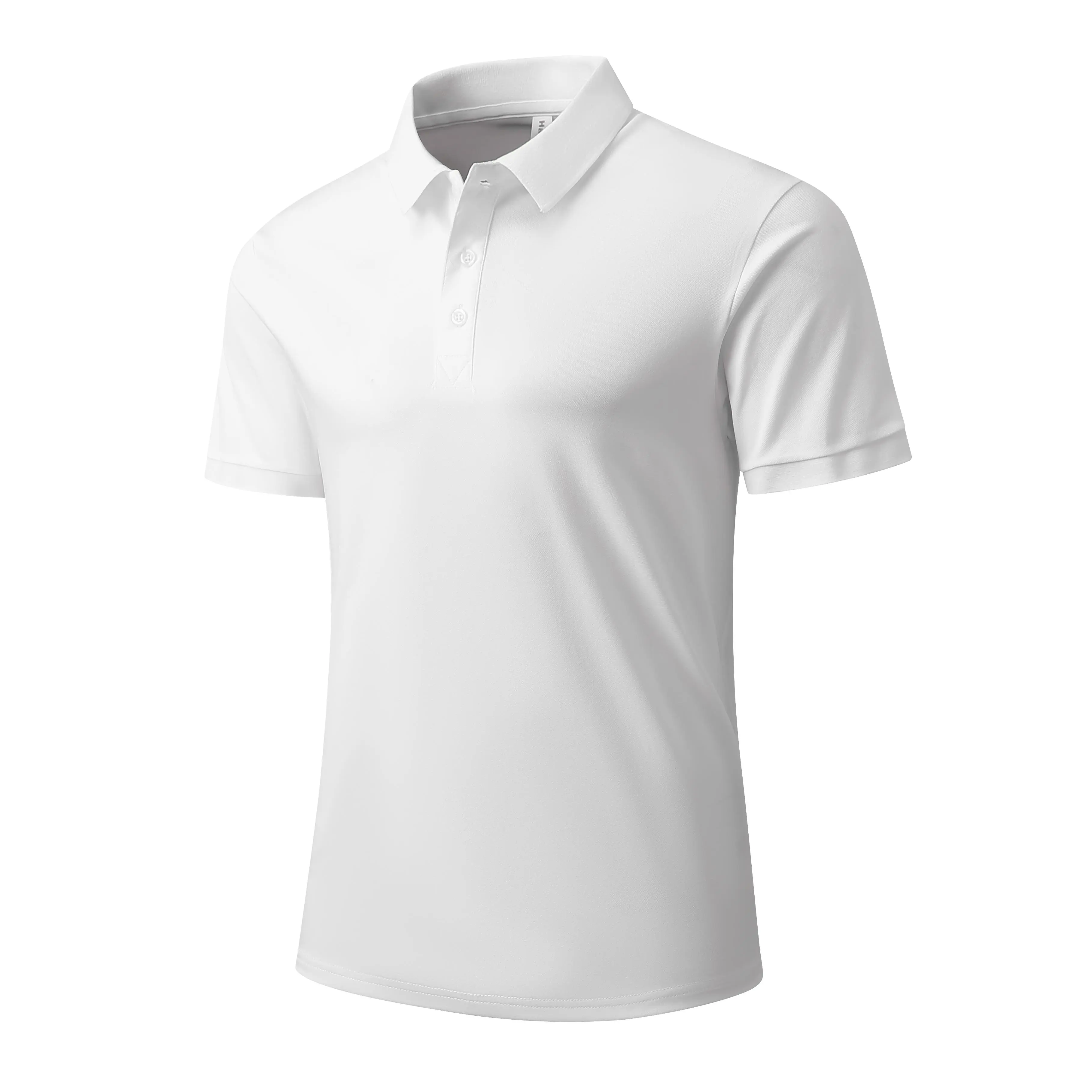 Men's Casual Short-Sleeve Cotton Blend Polo Shirt - Better-Fitting, Custom-Fit, Blank, Front-Placket, Jersey, Quick-Dry, Fitted Cut Solid Shirts for Golf, Travel, Comfortable Menswear Tops, Better-Fitting Polo Shirts, Blank Polo Shirts