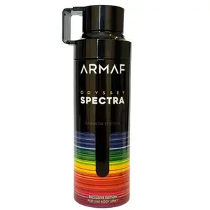 Odyssey Spectra Rainbow body Spray 6.7 oz Fragrances for men by armaf Lightweight Scent