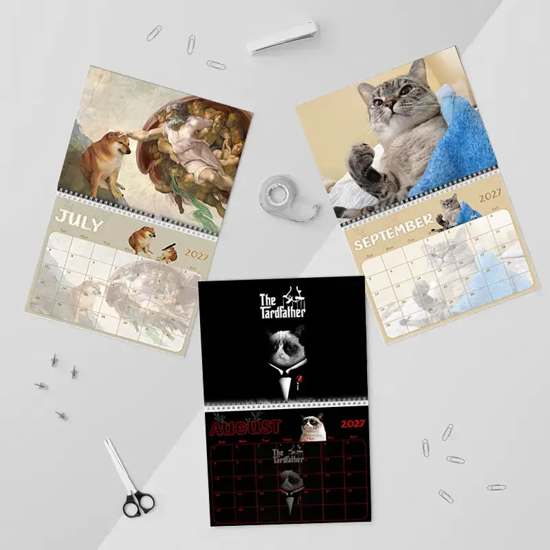 Neil the Seal 2027 Calendar, Funny Seal Meme Wall Calendar, Cute Animal Photo Calendar, Viral Internet Meme Monthly Planner, Gift for Seal Lovers, Animal Fans, Friends and Coworkers, Home Office Decor, Trending Funny Calendar 2027