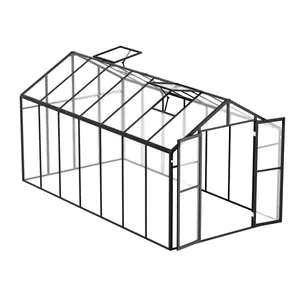 VEVOR Polycarbonate Greenhouse 8 x 14 Ft Outdoor Walk-in Greenhouse for Garden