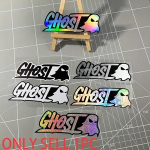 1PC Ghost, Waterproof Vinyl Decal Motorcycle Stickers Sticker for Cars Automobile Decals Bumper Sticker Perfect for Modification Motorcycle Front Fairings, Fuel Tanks, Scooter Bodies, Side Panels, Car Fuel Tank Cap, and Laptops, Ideal As A Halloween Gift