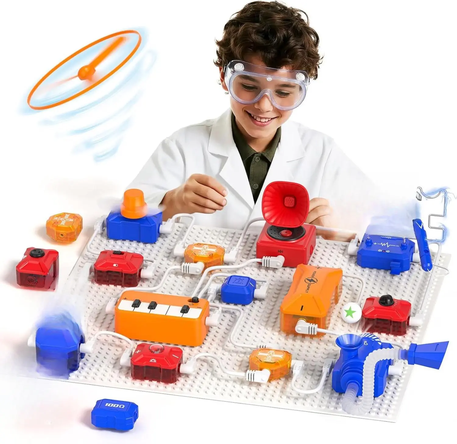 Science Kits for Kids Electronics Exploration Kit with 671+ Circuit Projects, Physics Experiments Circuit Board STEM Educational Toy for Boys Girls Ages 3 4 5 6 7 8 9 10 11 12+