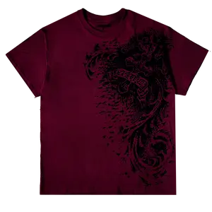 "NEMURE" T-SHIRT - GARNET RED