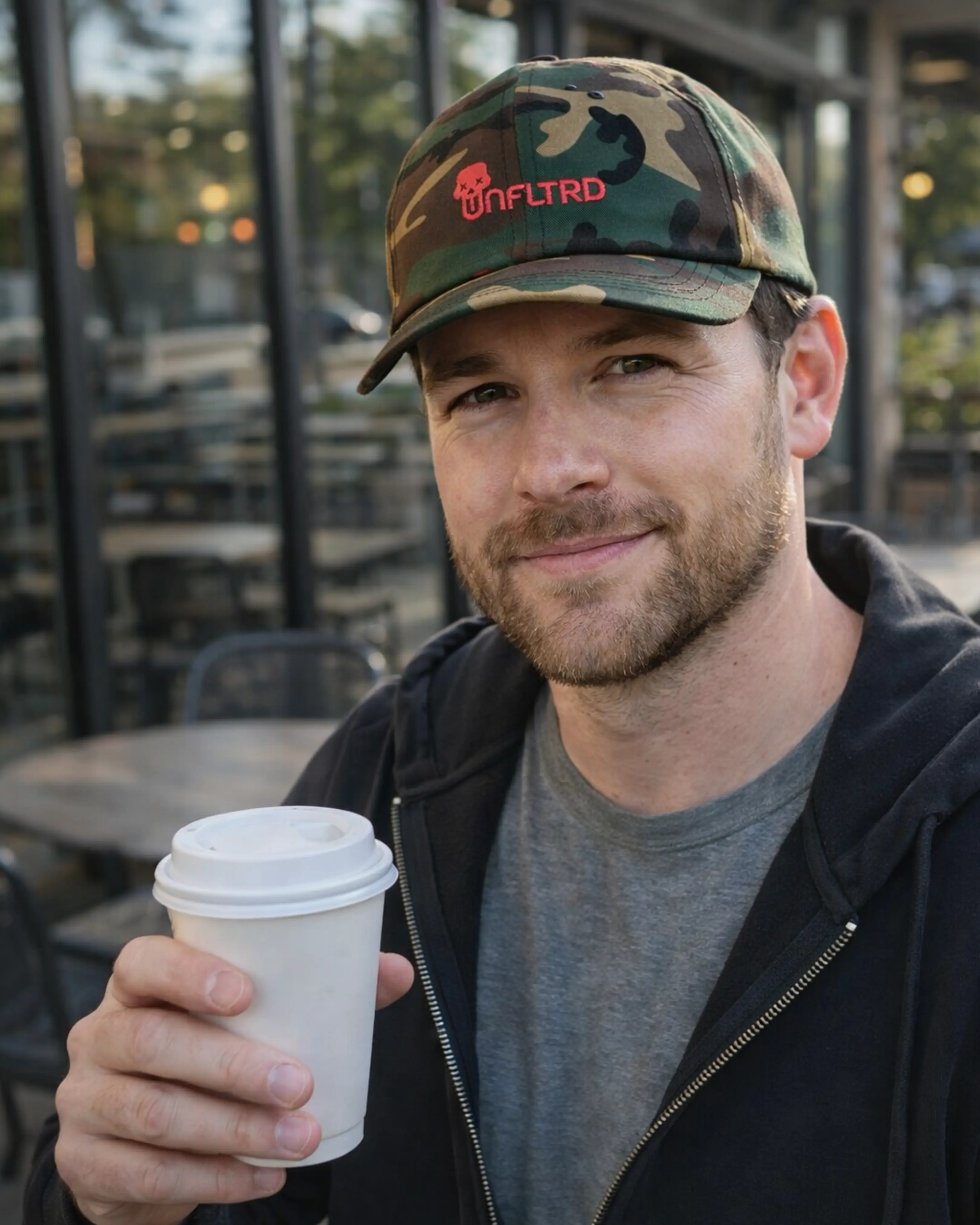 Special Edition Camo Ghost Face Dad Cap