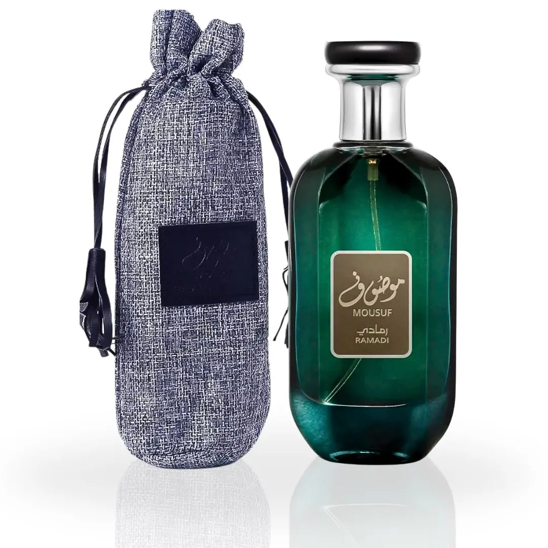 Ard Al Zaafaran Trading L.L.C Mousuf Ramadi EDP Spray, 100ML (3.4 OZ) - Men's Fragrance with Long-Lasting, Refreshing Pleasant Green Elements Blend
