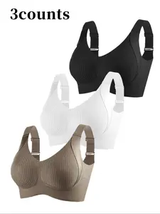 Comfortable Seamless Wireless Bra for Women, Non-Padded Full Coverage Everyday Wear, Maximum Comfort, All Seasons, Casual Style