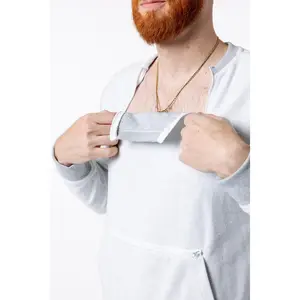 Reverse Triple Zip Crewneck Sweatshirt