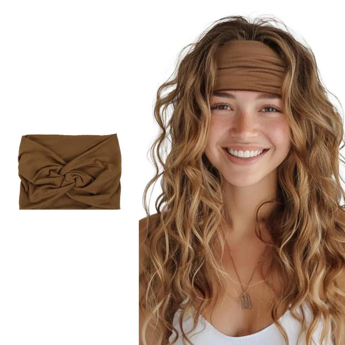 GOOGOO Women Twist Knot Headband Fashion Hair Accessories,Solid Color , Vintage, for Casual Fashion Sports，Pack of 1 summer hairstyles #TikTokShopSummerSale