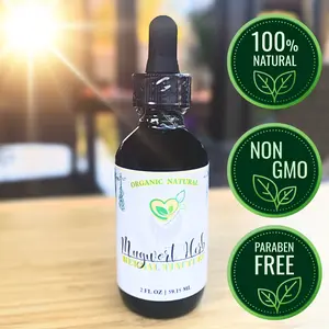 Mugwort Herb Tincture (Artemisia vulgaris)- Natural Wellness Organic Liquid Herbal Drops for Liver Support