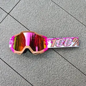 Motocross Goggles Outdoor Riding Goggles Dirt Bike Motorcycle Goggles UV Protection Windproof Dustproof Ski Goggles Colorful Fashion Riding Glasses Gift