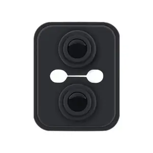 4PCS Silicone Door Latch Lock Cover Universal Self Adhesive Car Door Latch Protector Decorative Accessory for Most Vehicles