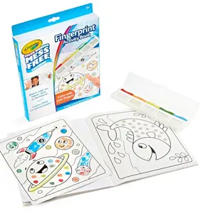 Crayola Color Wonder Mess Free Fingerprint Activity Book, Easter Basket Stuffers for Toddlers, Finger Painting Alternative, Gift for Kids Ages 3+